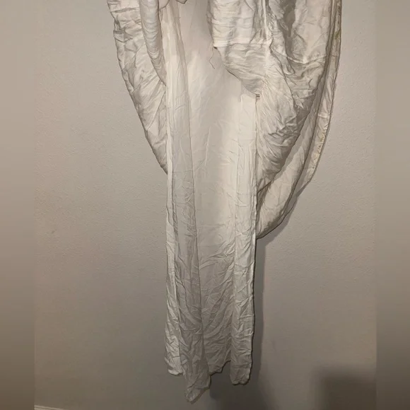 Sancia White Washed Floral Long Dress Size Medium - Picture 4 of 8